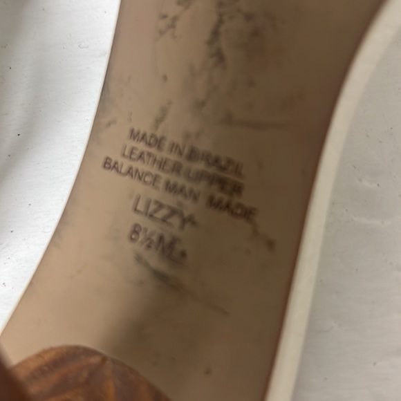 Carlos Santana White Leather Ankle Strap Lizzy Heels Size 8.5 - Picture 11 of 11